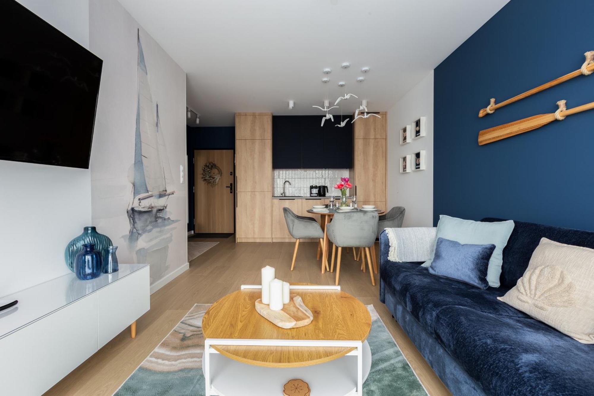Apartmán The Soaring Seagulls With Parking Gdaňsk